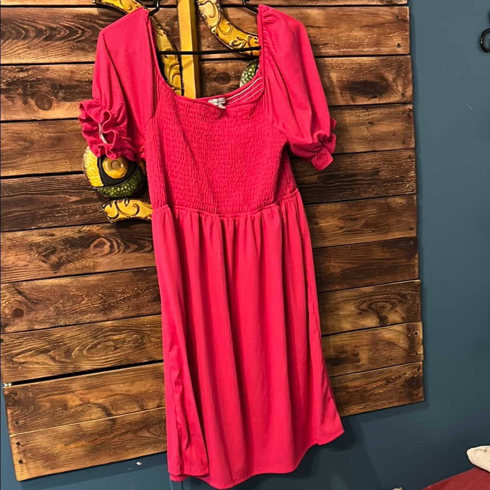 White Birch Hot Pink Mini